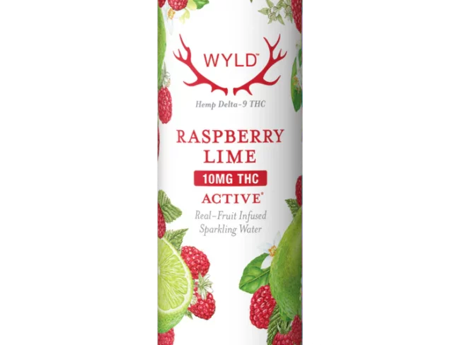 Raspberry Lime THC Sparkling Water | Active