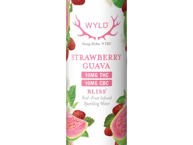 Strawberry Guava THC:CBC Sparkling Water | Bliss