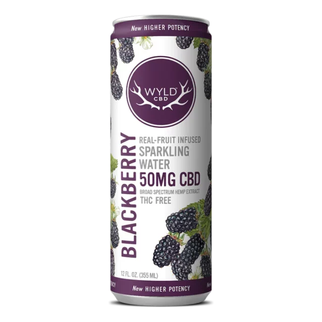 Blackberry sparkling water